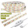 Em Estoque Fita LED 2835 5V Cor Única 2500K Luz Branca Quente para Gabinete Doméstico Botão Interruptor Fita LED de Atmosfera USB