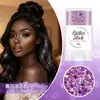 Palito de Brillo para el Cabello Transfronterizo Gel Crema de Estilismo con Lentejuelas Brillo Larga Duración Peinado Brillo Accesorios para el Cabello de Mujeres y Hombres