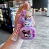Llavero Luminoso Creativo de Sanrio Colgante para Bolso Muñeco Colgante para Mochila Escolar de Estudiante Máquina de Ganzúas Regalo Exquisito
