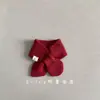 Sombrero de Lana para Bebé de Color Rojo Oscuro Festivo de Año Nuevo para Otoño e Invierno, Tejido para Bebé Niña, para Recién Nacidos, Cálido, con Protección para las Orejas