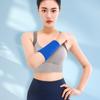 Muñequera Extensa Bordada con Etiqueta Tejida para Hombres y Mujeres, Muñequera Deportiva, Absorbente de Sudor, Transpirable para Baloncesto y Voleibol en Verano