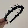 Pente de Dentes de Bolinhas Estilo Francês Fita de Cabelo Alta Simples Versátil Faixa Fixa Doce Delicada Emagrecedor Facial Acessório de Cabelo Modelo Novo