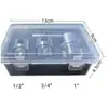 Herramienta de Roscado para Tuberías de Hilo Interno y Externo, Herramienta de Roscado Integrada para Tuberías PPR de 1/2 Pulgada y 3/4 Pulgada, Juego de Macho y Terraja