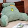 Cojín Lumbar de Mesita de Noche Dinosaurio de Dibujos Animados Tafetán Bolsa Suave Respaldo Dormitorio Cama Sofá Cojín para Leer