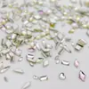 Calidad de Cristal Austriaco Imitación Rosa y Morado Joyería para Fondo Invertido Huazi 1:1 Diamante para Uñas con Forma Especial de Fondo Plano al por Mayor
