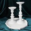 Castical Decorativo Branco Enfeites de Madeira Estilo Escandinavo Ins Tiro Simples Estilo Frio Adereços de Casamento Prato Bandeja