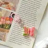 Chaveiro Pingente Pequena Flor Borboleta de Resina Acessórios DIY para Bolsas, Ganchos Pequenos de Porta, Mochilas, Decorações de Fones de Ouvido, Pequenos Presentes