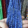 Concha de agua dulce natural, espaciador de 4 mm, cuentas sueltas biseladas, semiacabadas, para pulseras, collares, pendientes, accesorios de joyería.