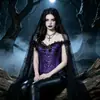 Cosplay Halloween Corsé Moldeador de Cintura Corsé de Encaje Control de Abdomen Corsé de Estilo de Corte Corsé de Ballenas