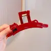 Pinza de Tiburón con Forma de Gato de Acetato, Pasador Popular para la Parte Trasera de la Cabeza, Pinza Retorcida, Pinza Vertical Grande para Cabello Grueso, Pinza para Cola de Caballo, Pinza Vertical para Mujer