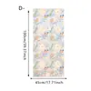 Serie de Plantas Florales Frescas de Primavera Flor de Cerezo Rosa Película de Color Electrostática Pegatina de Vidrio para Decoración de Ventanas y Arreglo de Lugares