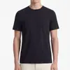 Nueva camiseta deportiva recta de hombro americano transfronteriza para hombre, top de fitness holgado y transpirable, camiseta casual de manga corta de alta elasticidad para correr