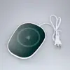 Posavasos Calentado Pad de Temperatura Constante de 55 Grados Aislamiento Térmico para el Hogar Base Caliente para Taza de Agua Caliente Leche Caliente Sensor Universal Inteligente Posavasos Cálido