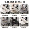 Mesa de comedor de losa de roca, adecuada para apartamentos pequeños, un juego de comedor elegante para la sala de estar, una combinación de mesa y sillas de comedor para el hogar de lujo ligero