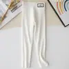 Leggings de Algodón Puro para Niñas, Ropa Exterior de Otoño para Niños, Pantalones de Cintura Alta, Pantalones Cálidos de Moda Estilo Coreano para Niñas Tallas Mediana y Grande