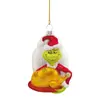 Grinch de Dibujos Animados Transfronterizo Acrílico de Doble Cara Colgante de Decoración para Árbol de Navidad Colgante Navideño Regalo Decoración Creativa