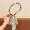 Diadema Trenzada Integrada con Cinta Floral para Niñas, Diadema Alta Antideslizante con Dientes, Pinza para el Cabello para Niñas