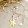 Colar de Maçã de Cerâmica Jingdezhen Colar Borboleta Dopamina Personalidade Fresca Feminina Moda Versátil Colar Venda por Atacado