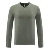 Camiseta Masculina de Outono Europeia e Americana com Gola Redonda e Mangas Longas Amazon Pulôver Solto Casual Camisa de Corpo Inteiro Masculina de Manga Longa