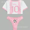 Conjunto Separado de Cheerleader de Futebol Europeu e Americano Transfronteiriço Novo Estilo Lingerie Sexy Tentador e Sedutor Fabricante
