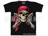2017 Comércio Exterior Suprimento Caveira Pirata Impressão Digital Esportes Masculino Impressão 3D Camiseta de Manga Curta