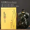 Botella de Vino Vacía de Cerámica, Doble Dragón Creativo Jugando con una Perla, Jarra para Licores, Tarro de Vino Sellado para el Hogar, Botella de Vino Decorativa