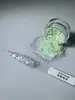 Exclusivo Transfronterizo Arte para Uñas Camaleón Ojo de Gato Lentejuelas Brillantes Escamas de Colores Polvo Brillante Arena Movediza Hecho a Mano DIY Escamas Brillantes