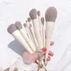 Set de Cosméticos Recomendado para Chicas Corazón de Belleza Brocha para Sombras de Ojos de Cerdas Suaves Set de Brochas para Polvo Suelto para Principiantes Xingmeng