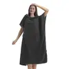 Poncho de Toalla de Baño de Microfibra de Secado Rápido, Bata de Cambiar de Felpa, Poncho de Playa Cálido para Surfear y Nadar para Adultos