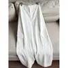 Nuevo estilo 2026, elegantes y casuales, pantalones de pierna ancha, corte curvo, pantalones de trabajo, pantalones largos estilo boyfriend para mujer, venta al por mayor H09DK78005