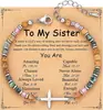Pulsera de Rebaja Amazon Piedra Shoushan Piedra Natural Ajustable Personalizada Pulsera de Cuentas Cruz Regalo de Cumpleaños con Tarjeta