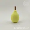 Esponja de Maquillaje Forma de Pera Puff para Maquillaje Puff para Pastel de Fruta Forma de Pera Sin Látex Doble Uso para Aplicación Seca y Húmeda