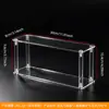 Soporte de Exhibición Acrílico Transparente Figura Trapezoidal Estante de Almacenamiento para Cajas Sorpresa Exhibición por Capas Estantería de Exhibición Pop Mart