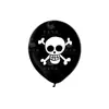 Conjunto de Festa Temática Piratas do Caribe Festa de Navegação Pirata Decoração de Festa Adereços Conjunto de Balões de Látex