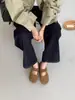 Zapatos planos Mary Jane retro de suela blanda, nueva colección de otoño 2026, zapatos de noche versátiles lindos y elegantes, mocasines para mujer en color café