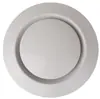 Saída de Ar Fresco Redonda de ABS Ventilação Tipo Pressão Ajustável Placa Redonda Embutida Saída de Ar Fresco Sistema de Ar Fresco Saída de Ar Fresco