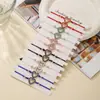Set de Pulseras Tejidas de Colores Amazon Cross-Border Aleación Mariposa Cuentas de Vidrio Ajustable Joyería de Comercio Exterior al por Mayor