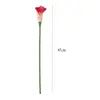 Flor Artificial de PU Flor Decorativa Decoração de Planta de Interior Adornos para Fotografia Lírio Cala Enrolado Simulado Flor Falsa Planta Verde Atacado
