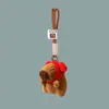 Lindo Llavero de Peluche de Capibara Colgante de Capibara Pequeño Colgante para Mochila de Estudiante Pequeño Regalo Venta al por Mayor Boutique