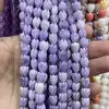 8*10mm Pó de Concha Gravado Tulipa Orquídea Contas Soltas Pulseira Colar Chaveiro Acessórios DIY Atacado