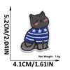 Patches Bordados do Dia da Independência Americana, Patches de Tecido Criativos de Gato Transfronteiriços, Capas de Celular Decorativas, Chapéus, Bordado para Bagagem