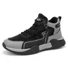 Zapatos Deportivos de Caña Alta para Hombre Talla Grande 48 Transfronterizos Otoño/Invierno Nuevo Estilo Gruesos con Suela Antideslizante para Exteriores, Zapatos de Moda Casual Tendencia para Viajes