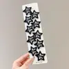 Pinzas para el cabello infantiles de moda con forma de estrella, versátiles y no dañan el cabello, juego de pasadores para arreglar mechones sueltos y flequillo, accesorios para el cabello para niñas
