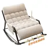 Sillón reclinable mecedora para adultos, doble propósito para sentarse y dormir, nuevo modelo de silla para siestas para balcón, uso en casa, sillón reclinable perezoso de ocio