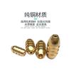 Cobre puro bala cobre Tongxin Grupo de pesca Texas plomo colgante Accesorios para equipo de pesca Luya 10G Venta al por mayor transfronteriza abalorios pez