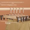 Ombro largo Vintage Log Cor Original Sem costura Grande Guarda-roupa Home Clothing Store Hotel Madeira maciça Roupa Cabide Roupas penduradas