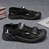 Sandálias Jovens da Moda para Homens, Sola Macia, Novo Estilo Verão 2026, Sapatos Romanos Vietnamitas, Biqueira Fechada, Sapatos de Praia, Calçados Casuais Respiráveis