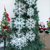Decoraciones Navideñas Árbol de Navidad Copo de Nieve Colgante 11cm Copo de Nieve de Plástico Decoración para Fiesta de Navidad