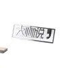 Mini Marcador de Página de Metal Personalizado com Texto Delicado Criativo Corporativo Formatura Cultural e Criativo Presentes Suporte para Marcador de Página Vazado em Latão