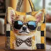 2026 Nueva Serie Transfronteriza de Cachorros Estampado Digital Bolso de Hombro Acolchado de Moda